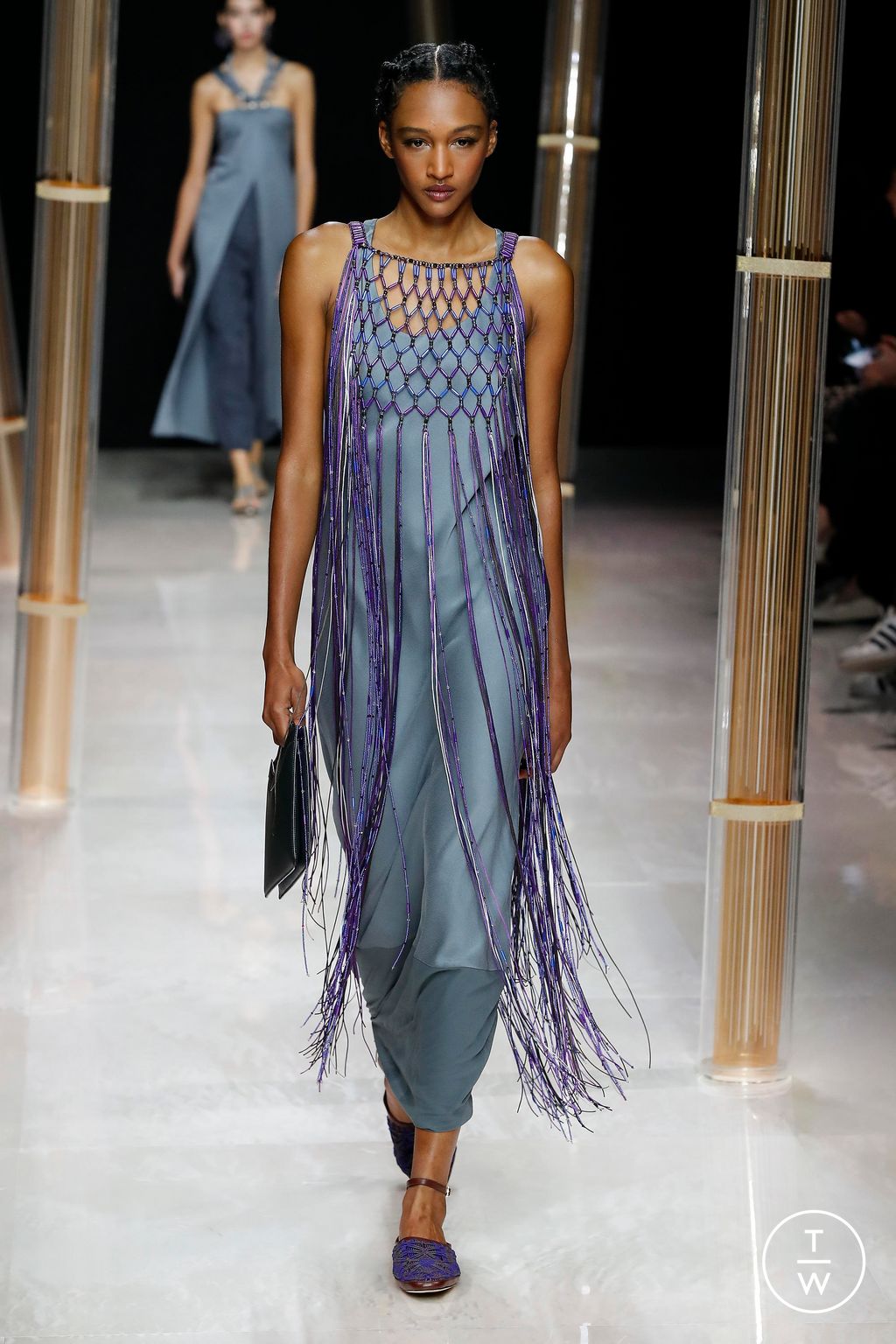 Fashion Week Milan Spring/Summer 2023 look 13 from the Giorgio Armani collection womenswear