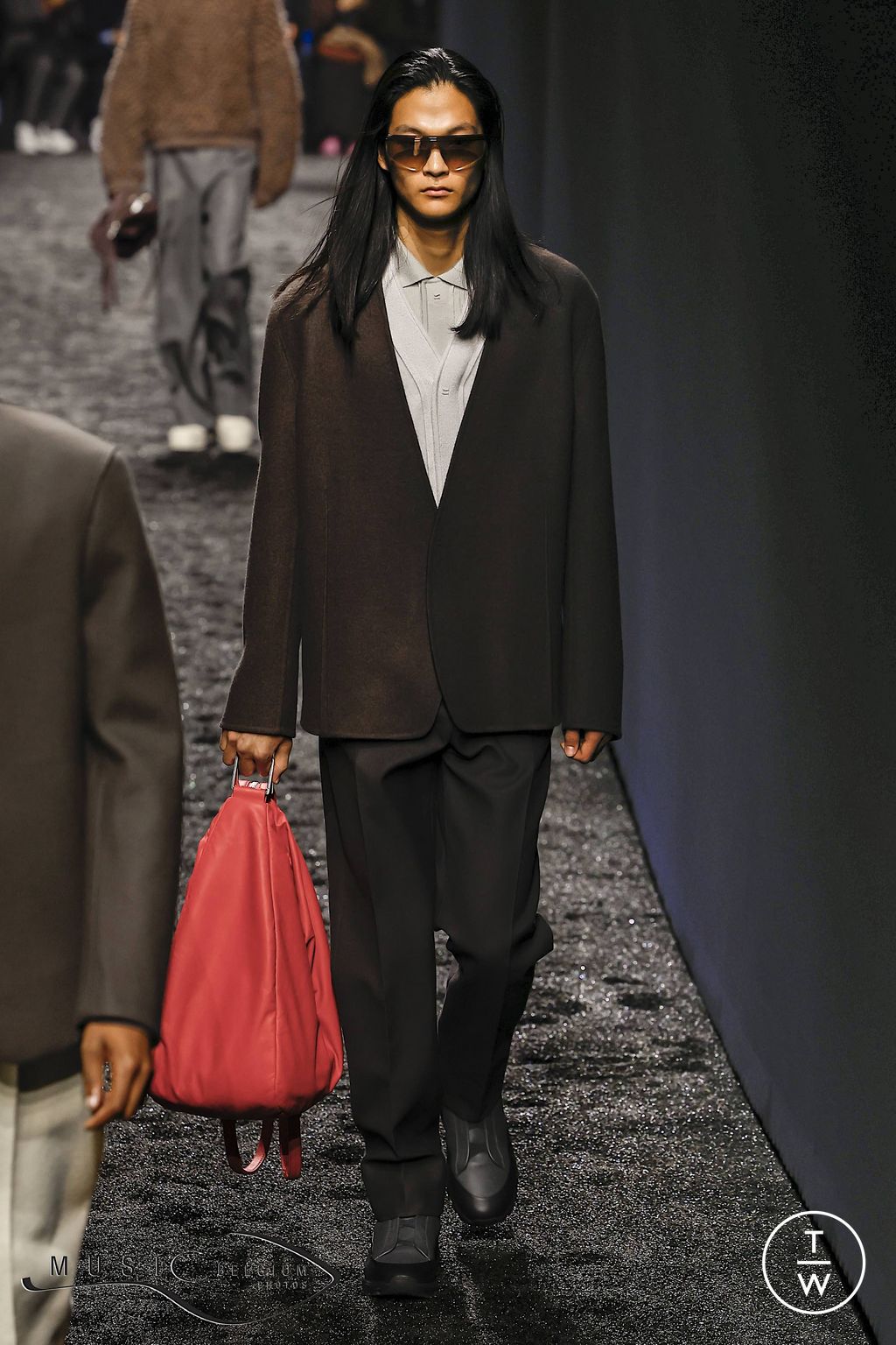 Fashion Week Milan Fall/Winter 2023 look 17 from the ZEGNA collection 男装