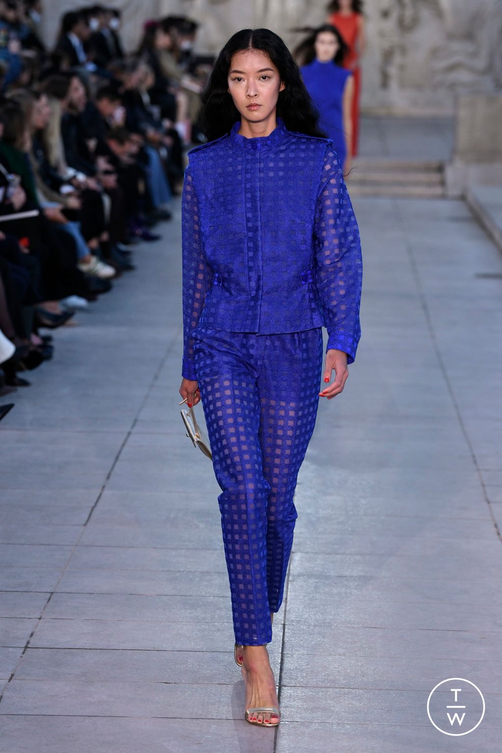Fashion Week Paris Spring/Summer 2023 look 62 from the Akris collection womenswear