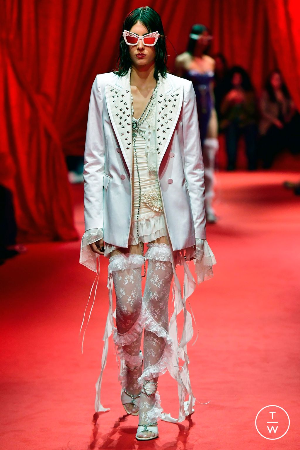 Fashion Week Milan Spring/Summer 2023 look 19 from the Aniye Records collection 女装