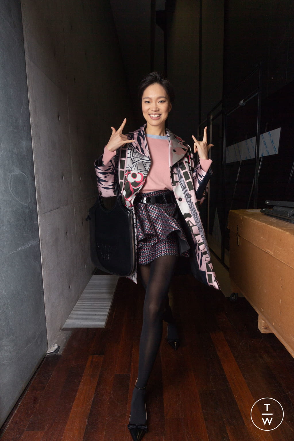 Fashion Week Milan Pre-Fall 2019 look 5 from the Emporio Armani collection womenswear