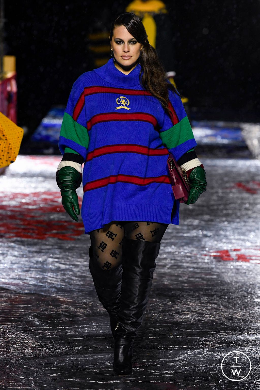 Fashion Week New York Fall/Winter 2022 look 4 de la collection Tommy Hilfiger womenswear