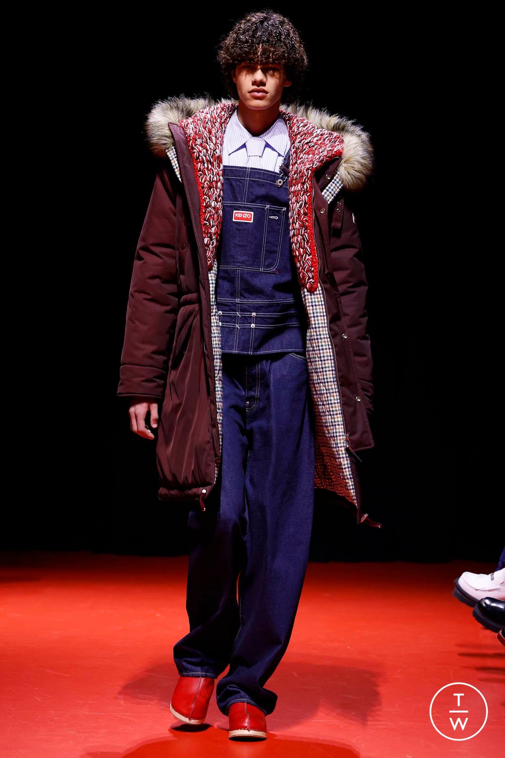 Fashion Week Paris Fall/Winter 2023 look 21 from the Kenzo collection 男装