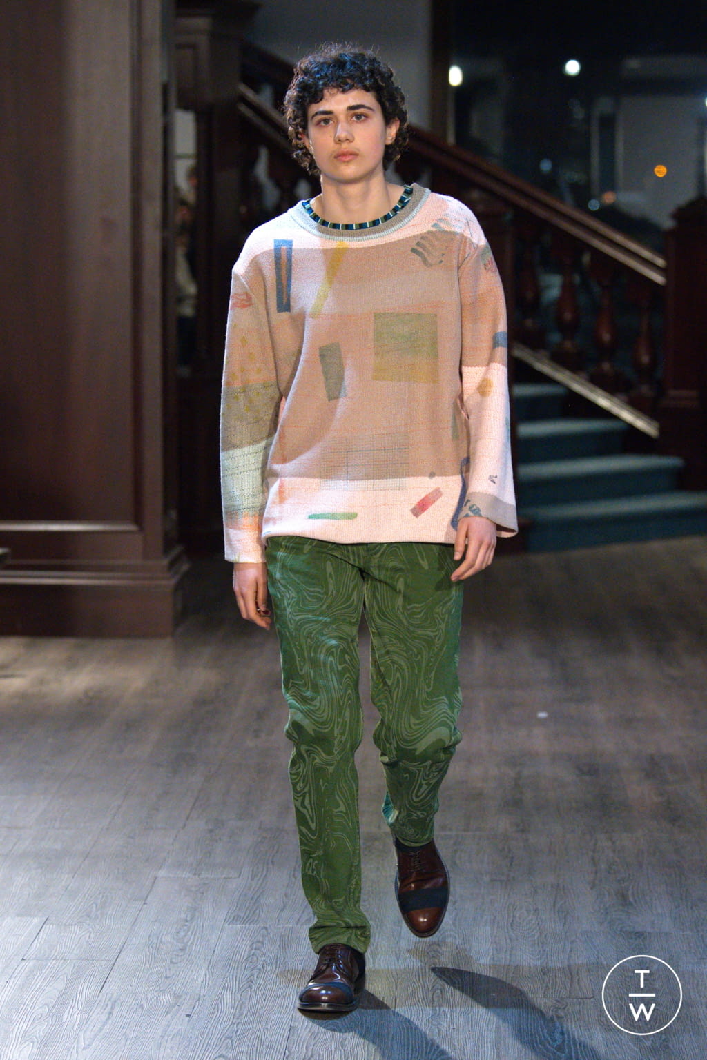 Fashion Week New York Fall/Winter 2020 look 11 from the Eckhaus Latta collection womenswear