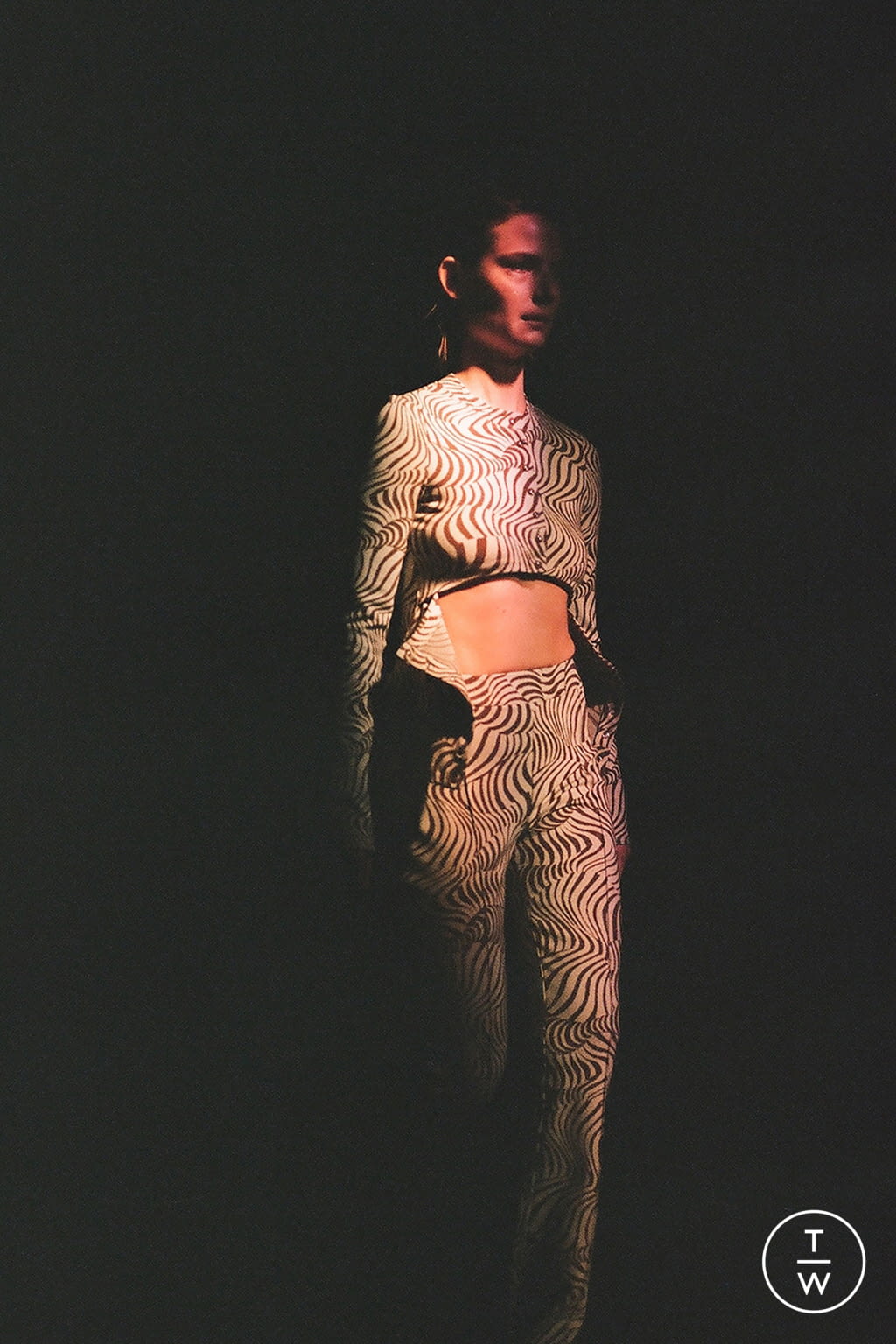 Fashion Week New York Fall/Winter 2021 look 2 from the Eckhaus Latta collection womenswear