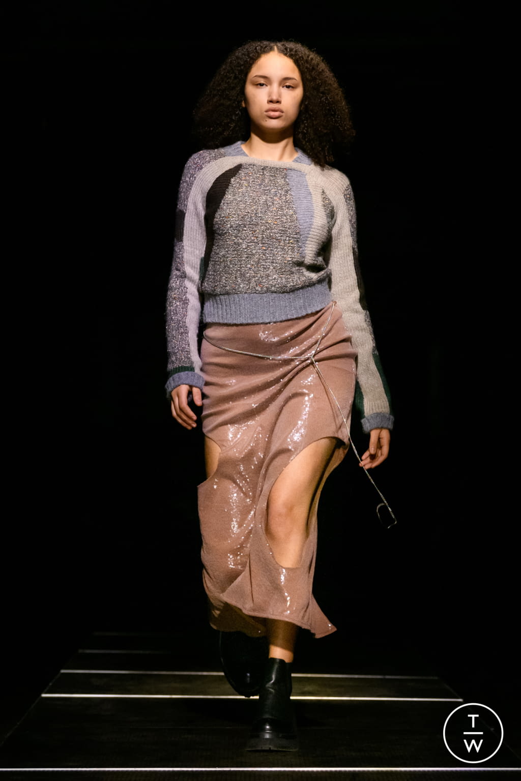 Fashion Week New York Fall/Winter 2021 look 5 de la collection Eckhaus Latta womenswear