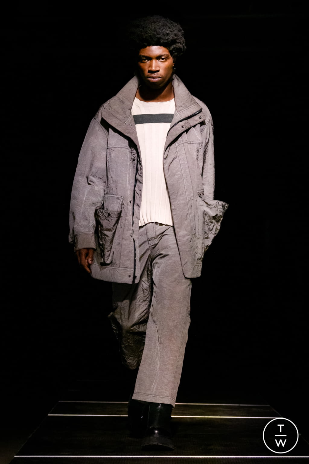 Fashion Week New York Fall/Winter 2021 look 7 from the Eckhaus Latta collection womenswear