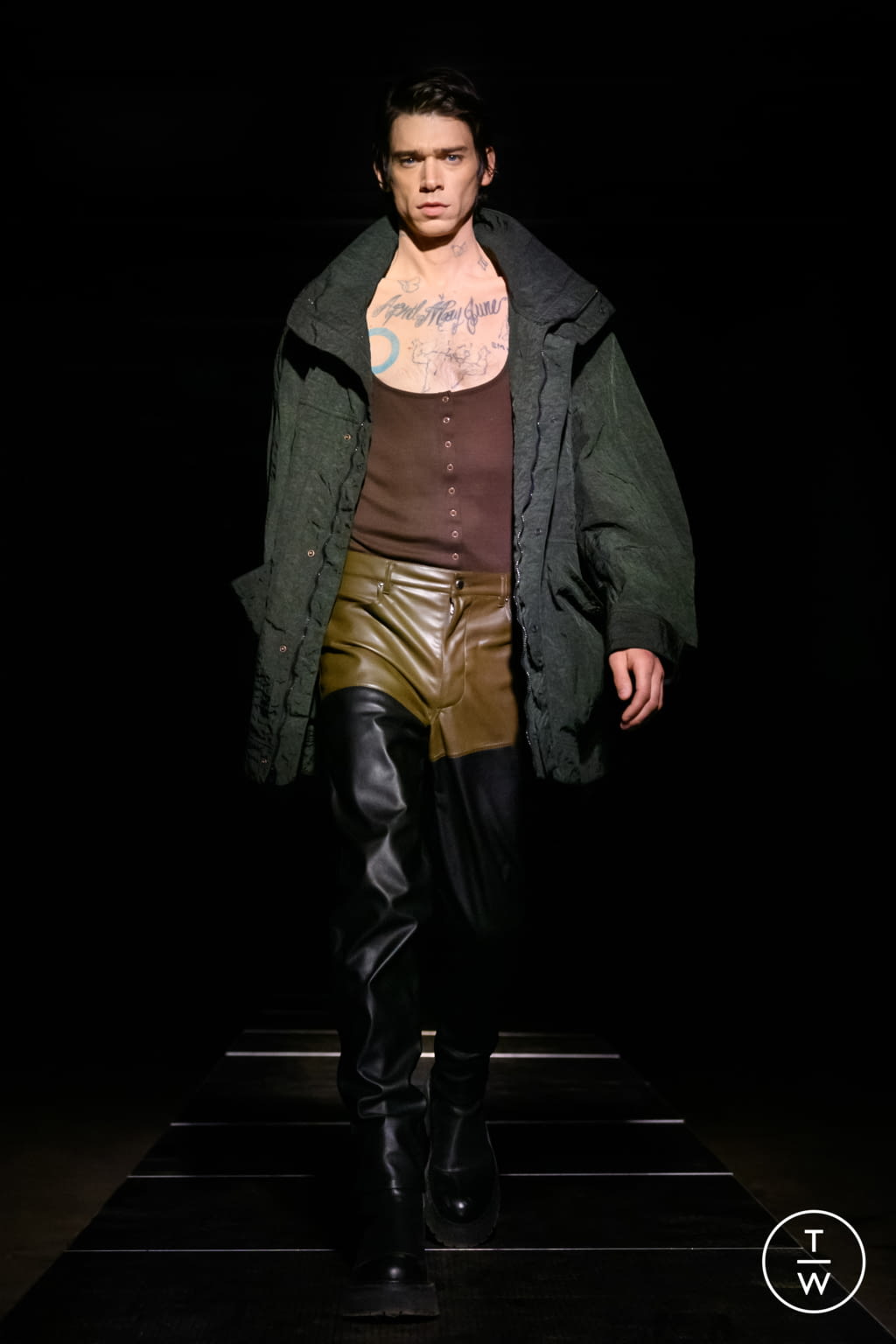 Fashion Week New York Fall/Winter 2021 look 15 from the Eckhaus Latta collection womenswear