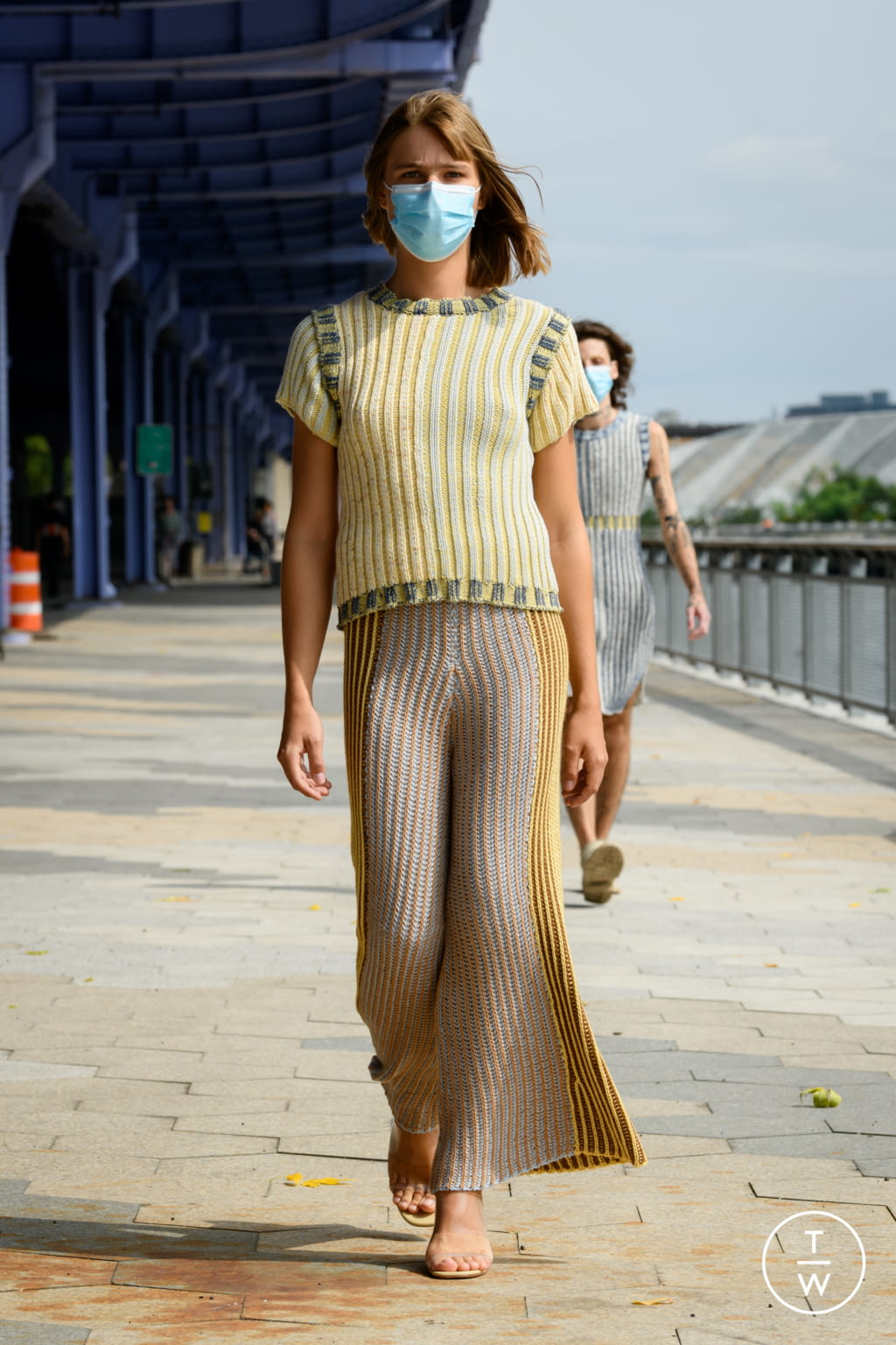 Fashion Week New York Spring/Summer 2021 look 16 from the Eckhaus Latta collection womenswear