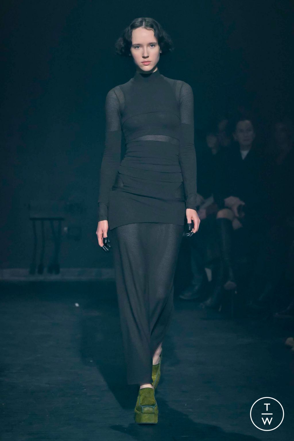 Fashion Week New York Fall/Winter 2023 look 6 de la collection Eckhaus Latta womenswear