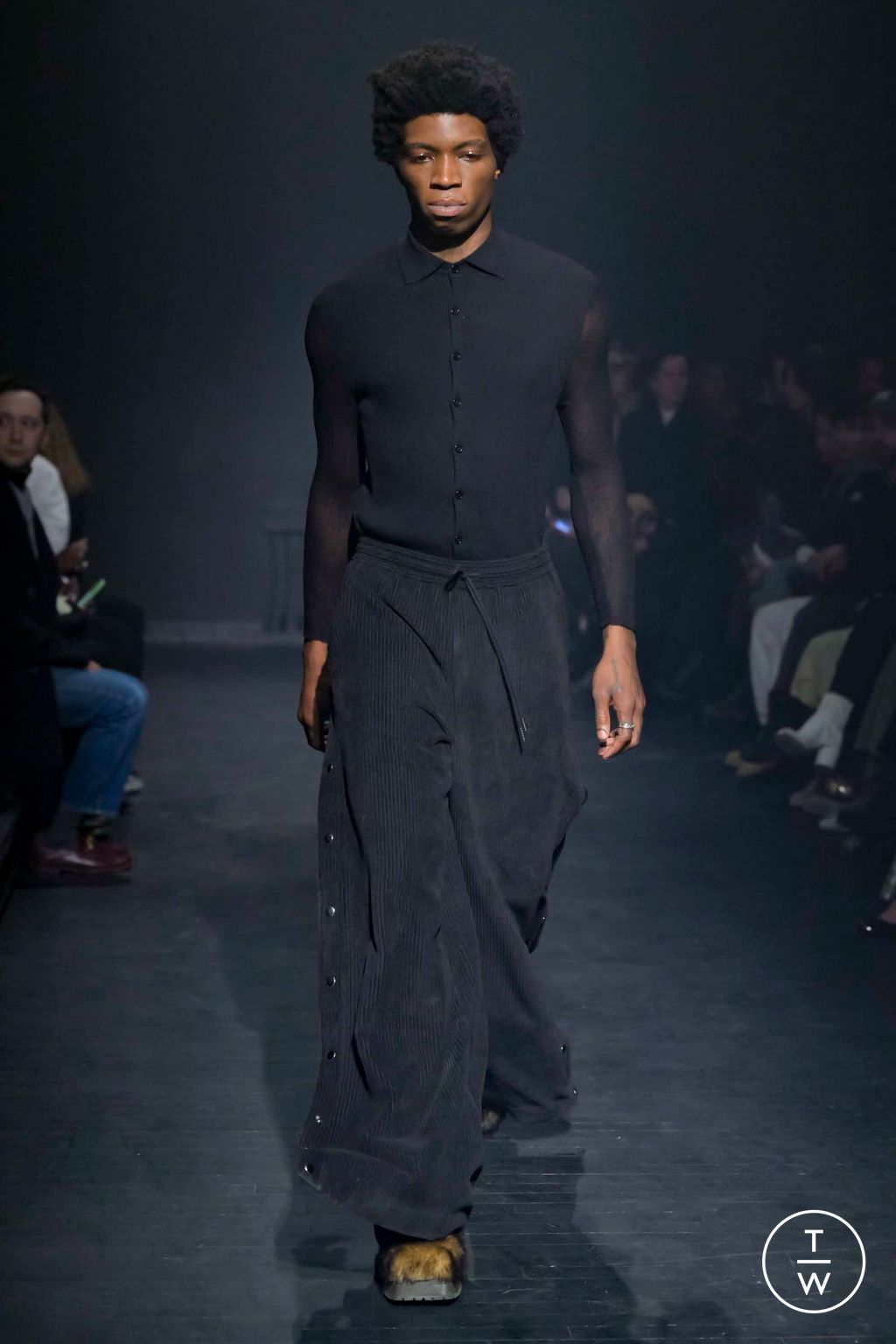 Fashion Week New York Fall/Winter 2023 look 8 de la collection Eckhaus Latta womenswear