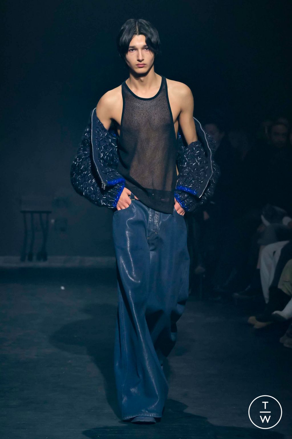 Fashion Week New York Fall/Winter 2023 look 16 de la collection Eckhaus Latta womenswear