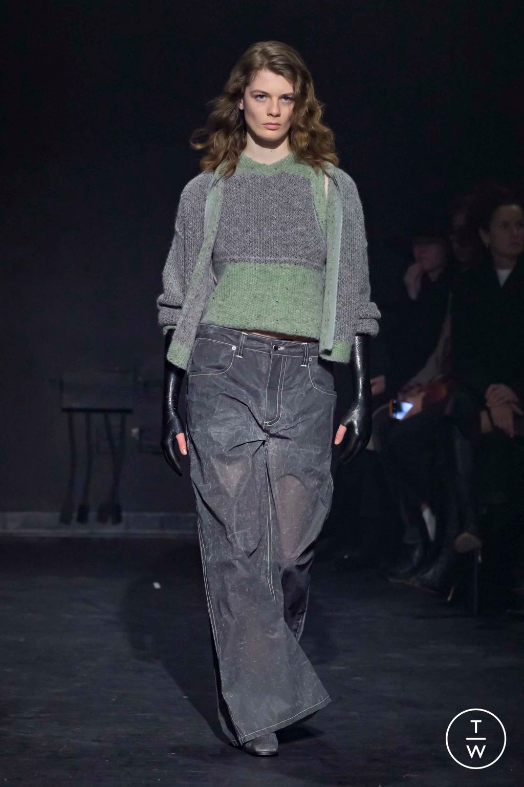 Fashion Week New York Fall/Winter 2023 look 24 de la collection Eckhaus Latta womenswear