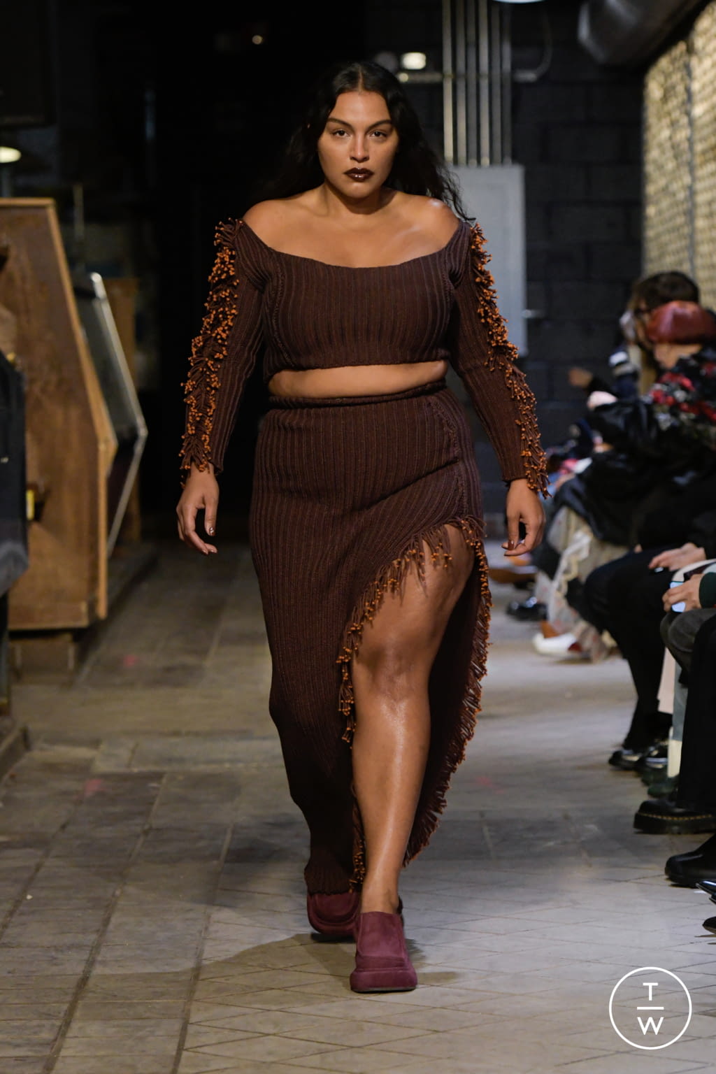 Fashion Week New York Fall/Winter 2022 look 12 from the Eckhaus Latta collection womenswear
