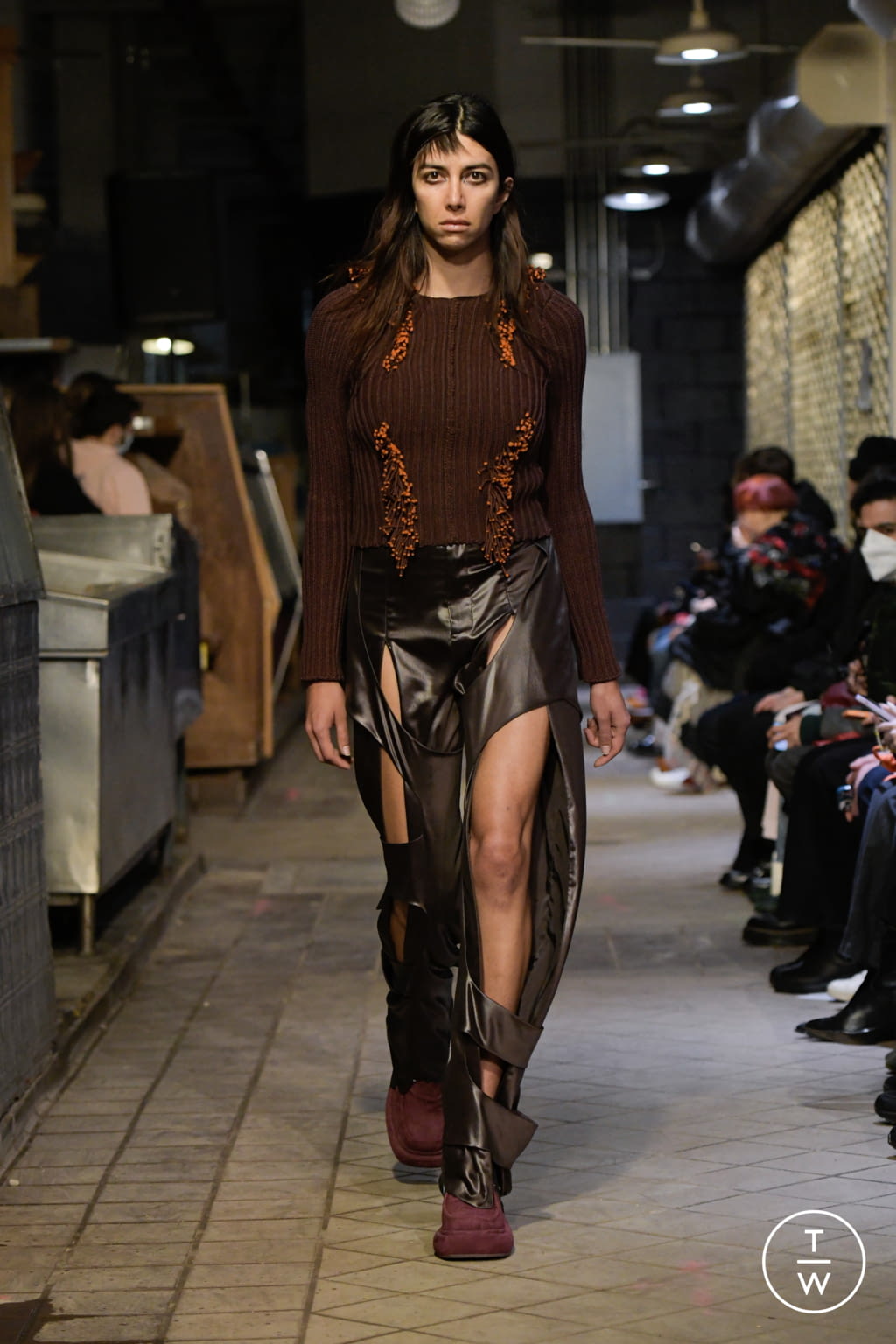 Fashion Week New York Fall/Winter 2022 look 13 from the Eckhaus Latta collection womenswear