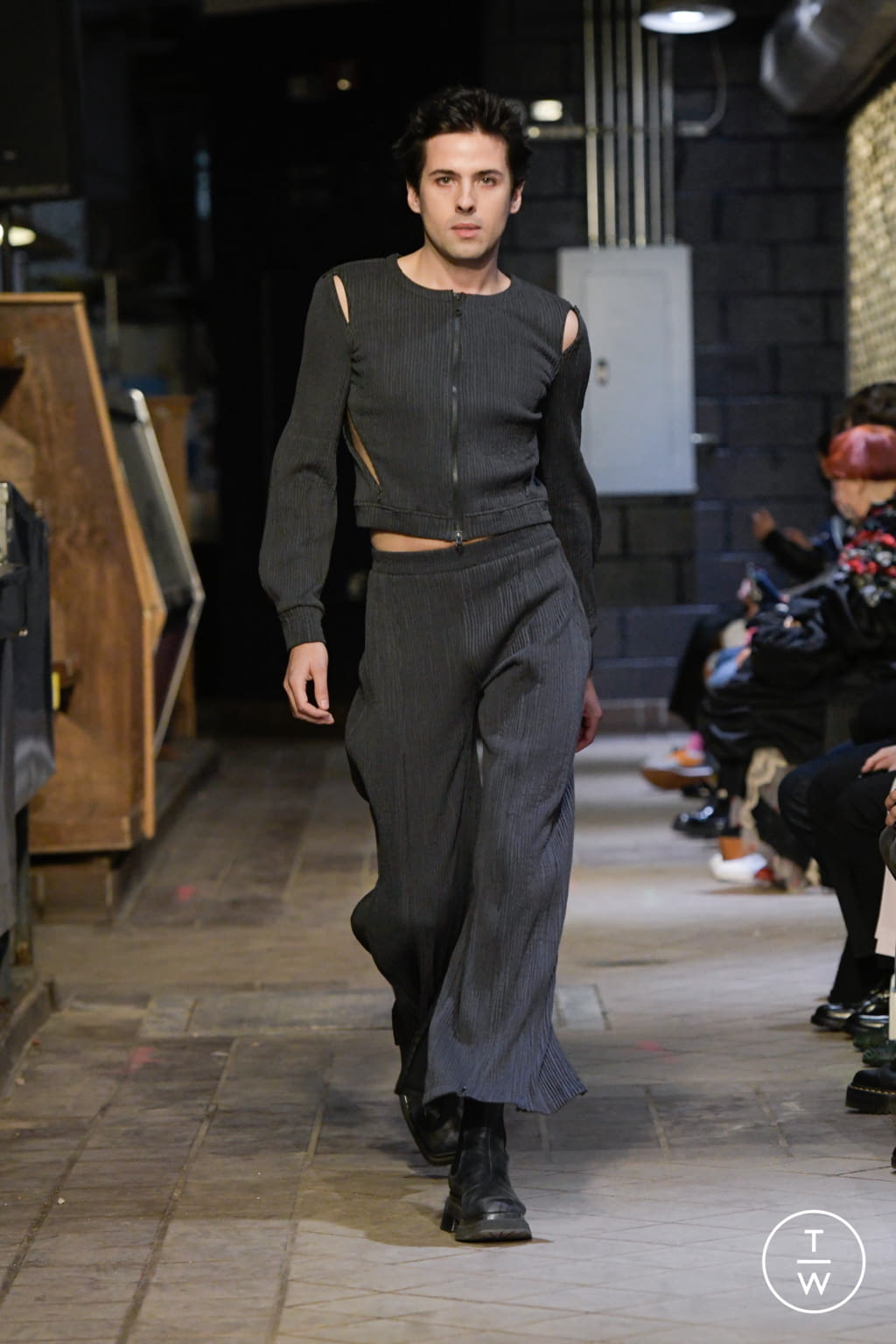 Fashion Week New York Fall/Winter 2022 look 27 de la collection Eckhaus Latta womenswear