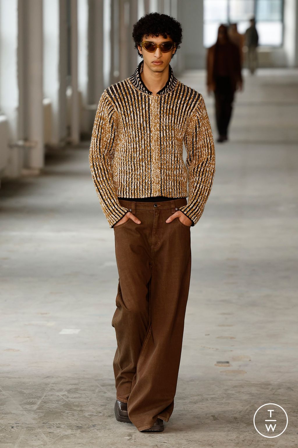 Fashion Week New York Fall/Winter 2024 look 7 from the Eckhaus Latta collection womenswear