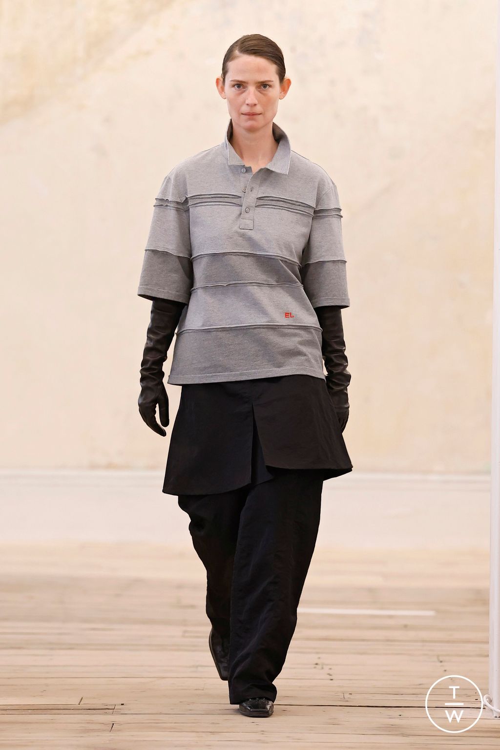 Fashion Week New York Fall/Winter 2025 look 14 from the Eckhaus Latta collection womenswear