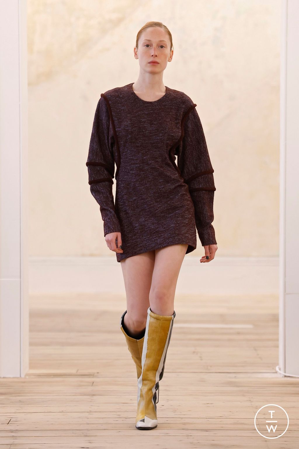 Fashion Week New York Fall/Winter 2025 look 25 from the Eckhaus Latta collection womenswear