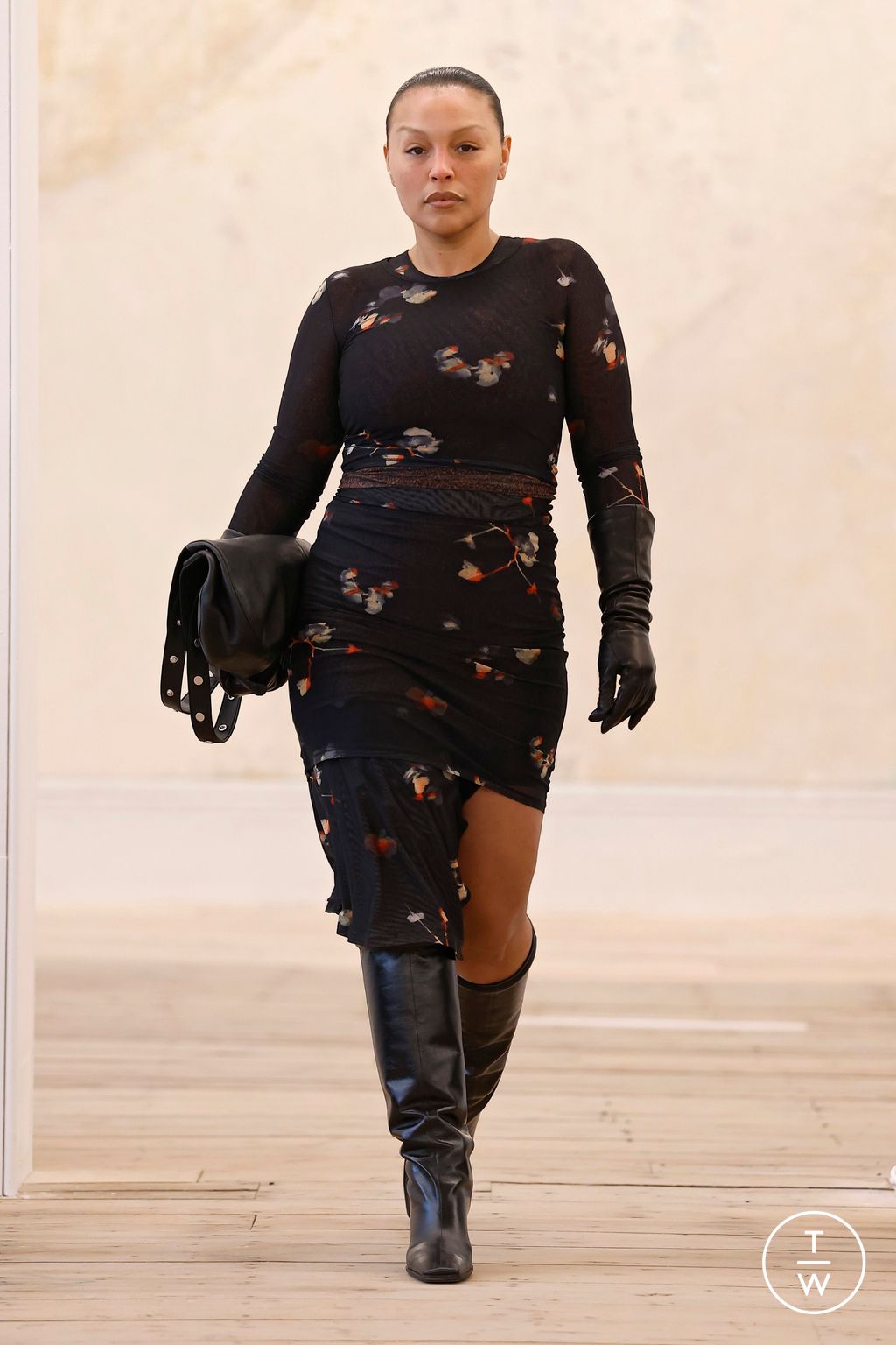 Fashion Week New York Fall/Winter 2025 look 27 from the Eckhaus Latta collection womenswear