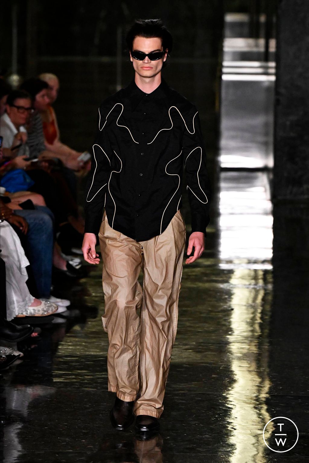 Fashion Week New York Spring/Summer 2024 look 5 from the Eckhaus Latta collection womenswear