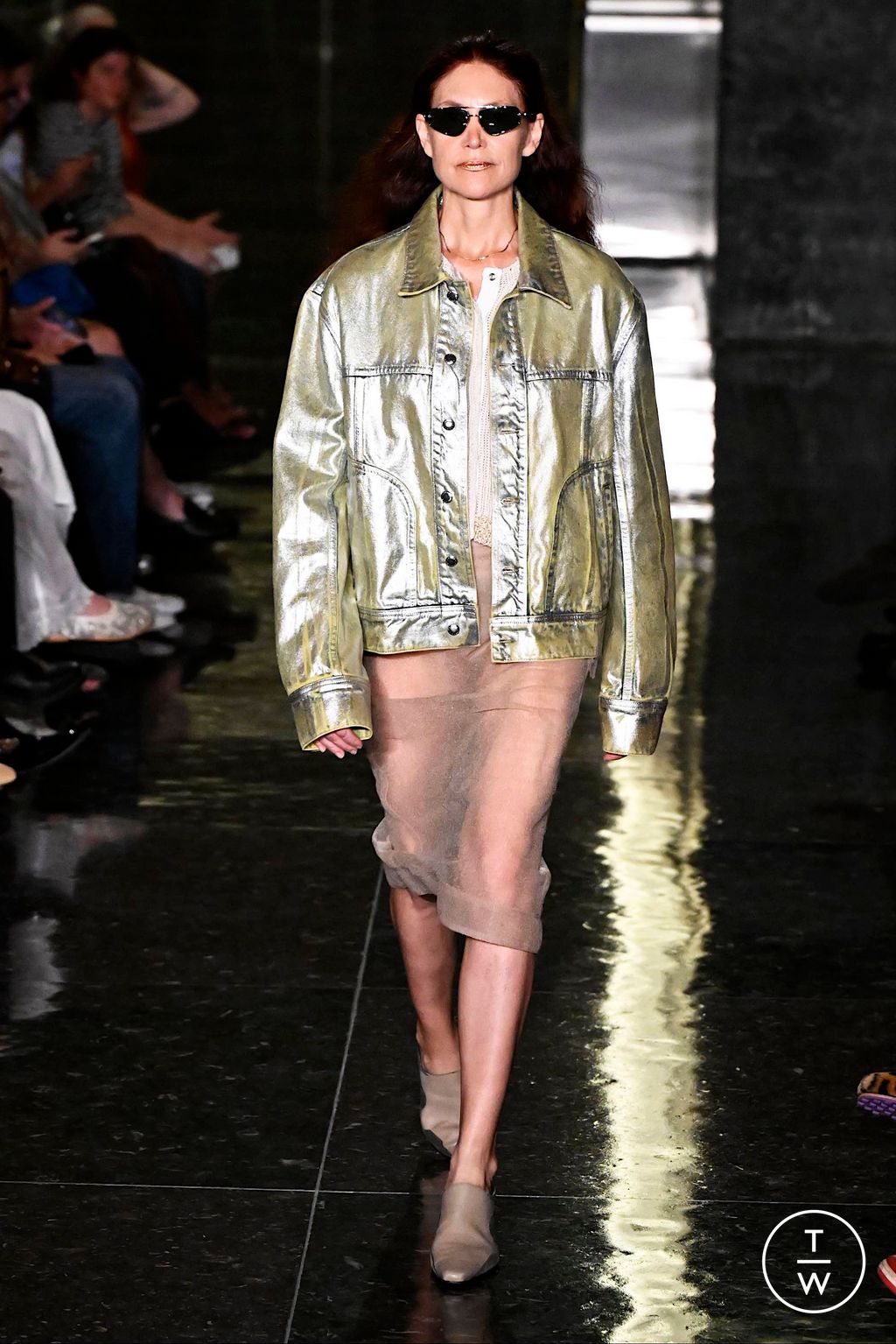 Fashion Week New York Spring/Summer 2024 look 14 de la collection Eckhaus Latta womenswear