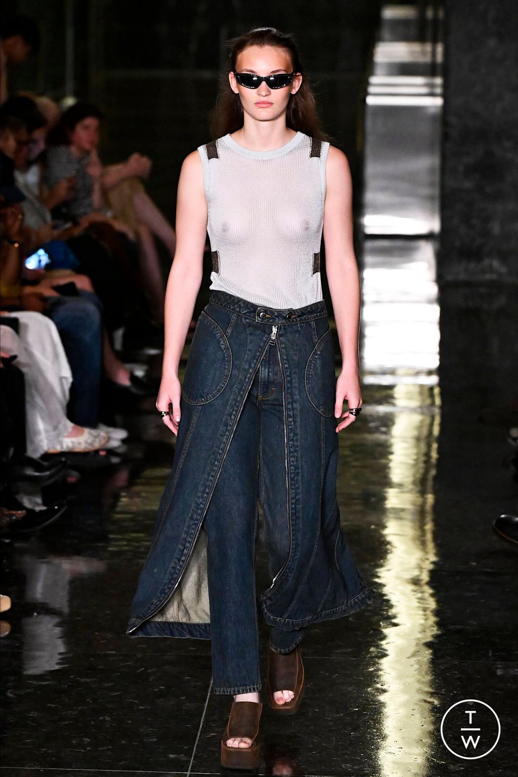 Fashion Week New York Spring/Summer 2024 look 24 from the Eckhaus Latta collection womenswear