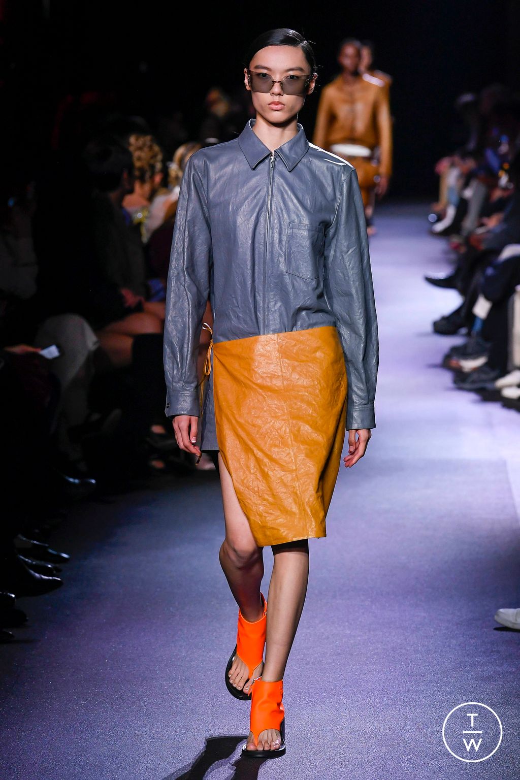 Fashion Week Paris Spring/Summer 2023 look 49 from the Miu Miu collection 女装