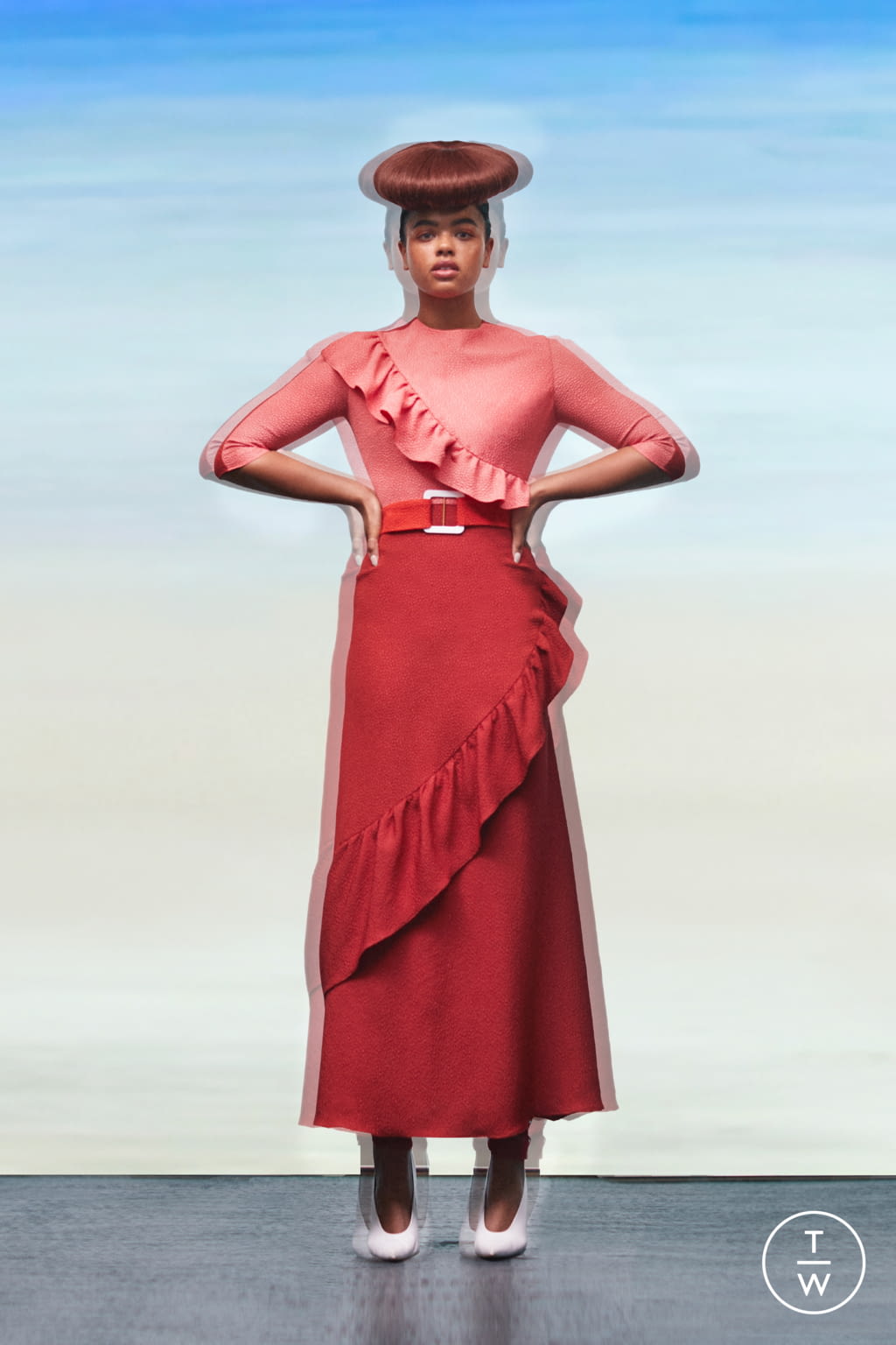 Fashion Week London Spring/Summer 2022 look 6 de la collection Edeline Lee womenswear