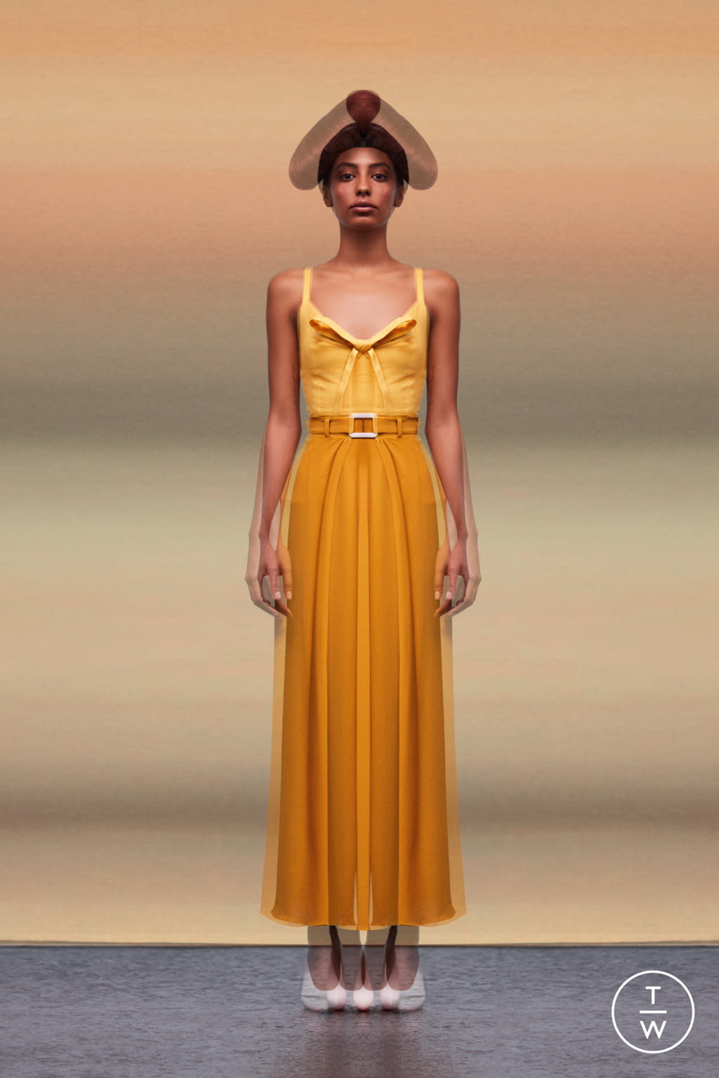 Fashion Week London Spring/Summer 2022 look 10 from the Edeline Lee collection womenswear
