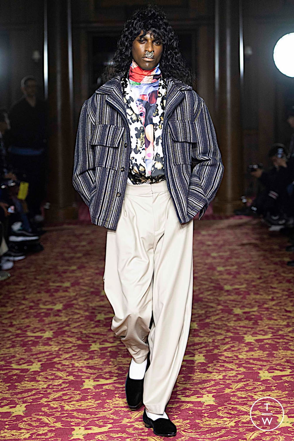 Fashion Week London Fall/Winter 2020 look 12 from the EDWARD CRUTCHLEY collection menswear