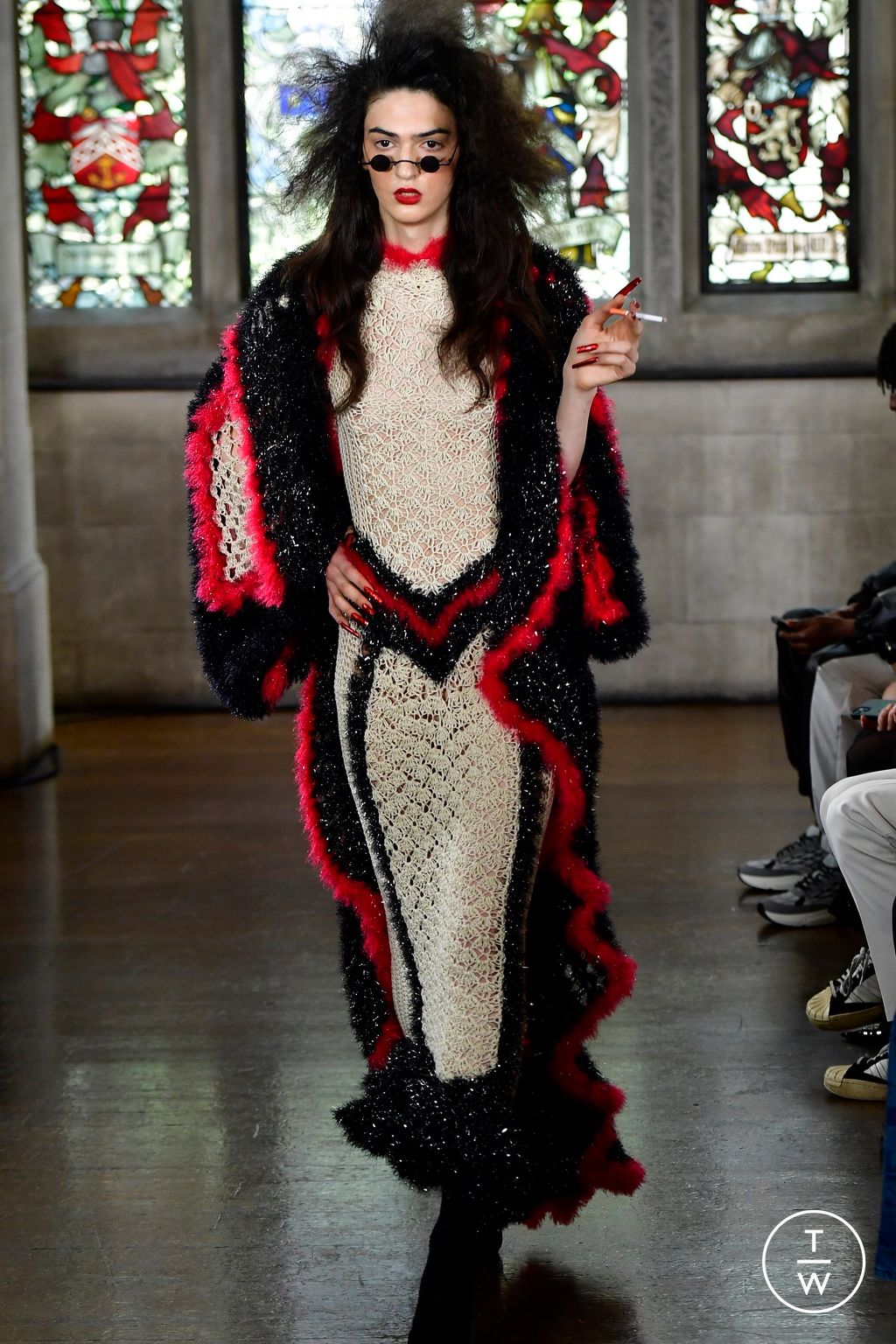 Fashion Week London Fall/Winter 2024 look 16 from the EDWARD CRUTCHLEY collection womenswear