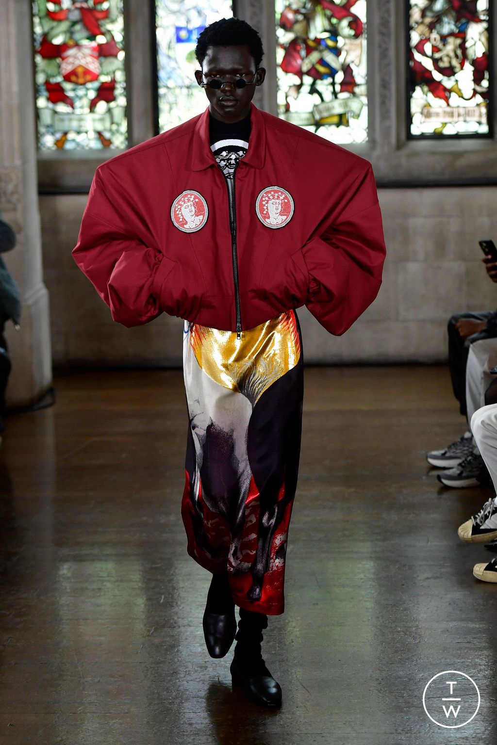 Fashion Week London Fall/Winter 2024 look 18 from the EDWARD CRUTCHLEY collection womenswear