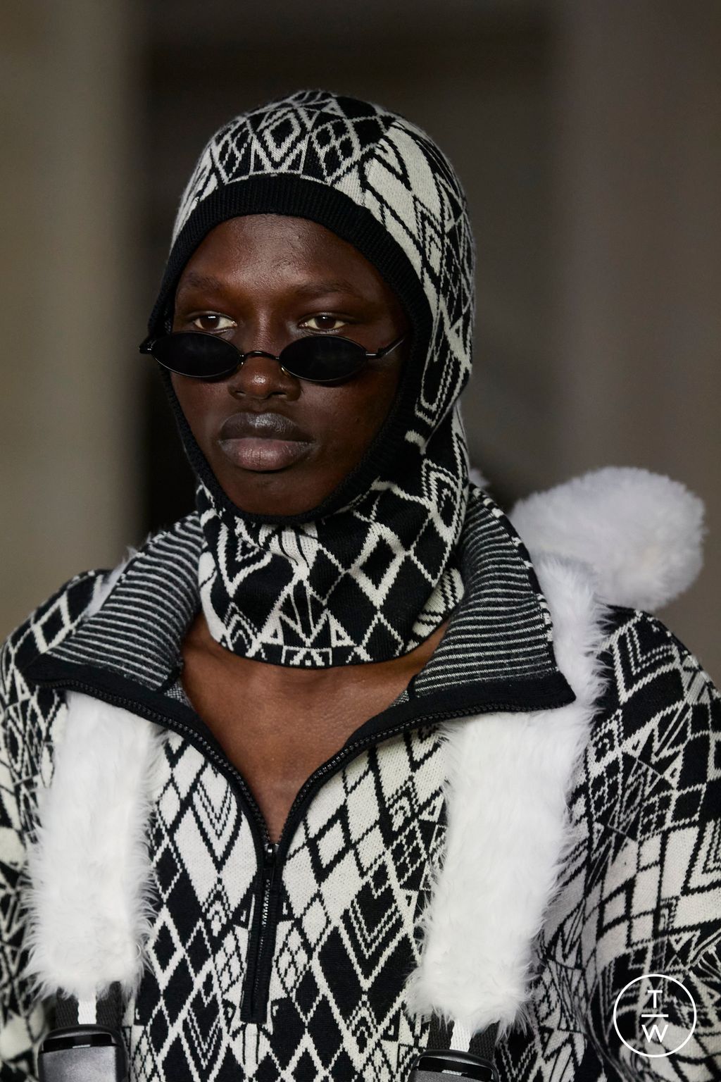 Fashion Week London Spring/Summer 2024 look 13 from the EDWARD CRUTCHLEY collection womenswear accessories