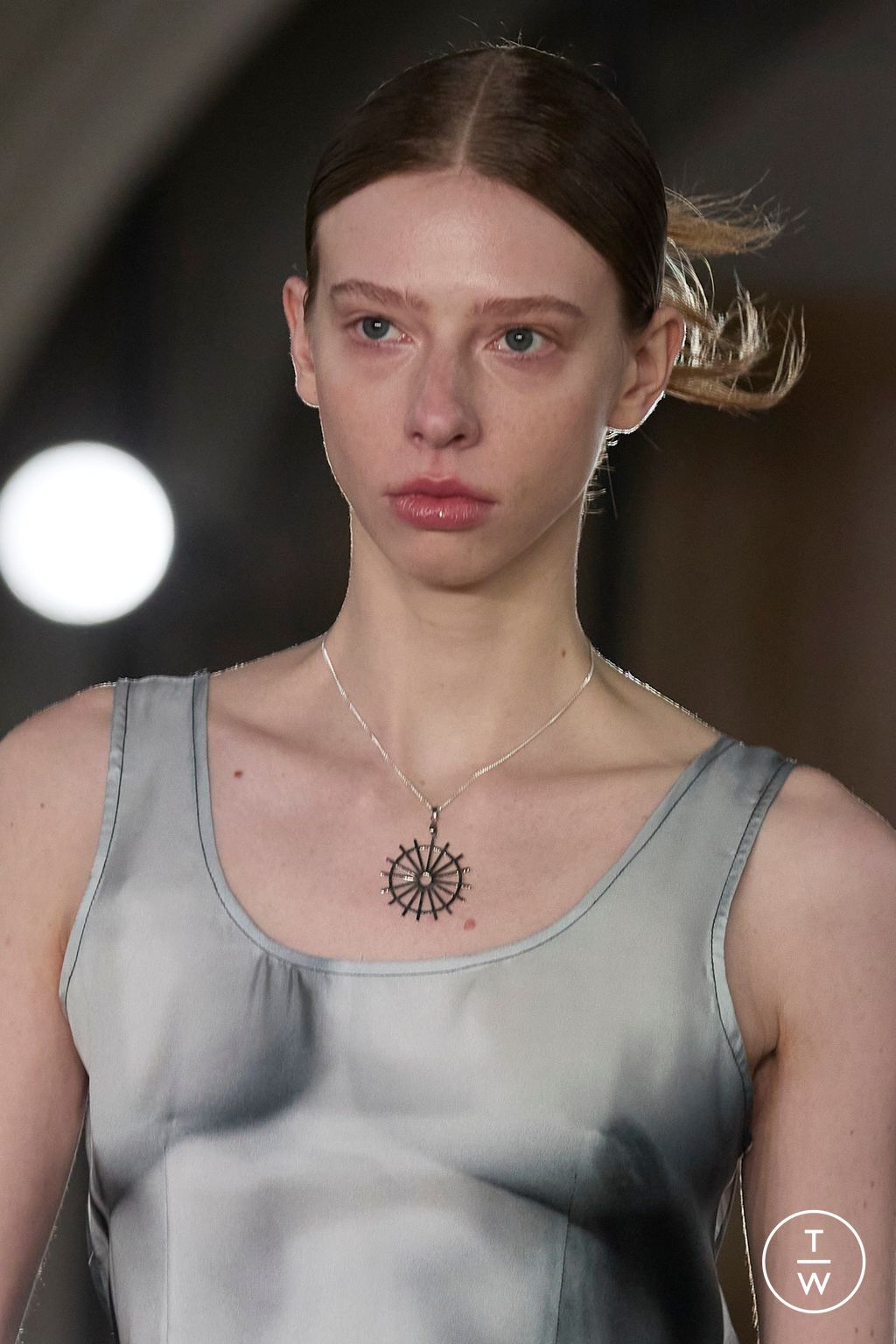 Fashion Week London Spring/Summer 2024 look 7 from the EDWARD CRUTCHLEY collection womenswear accessories