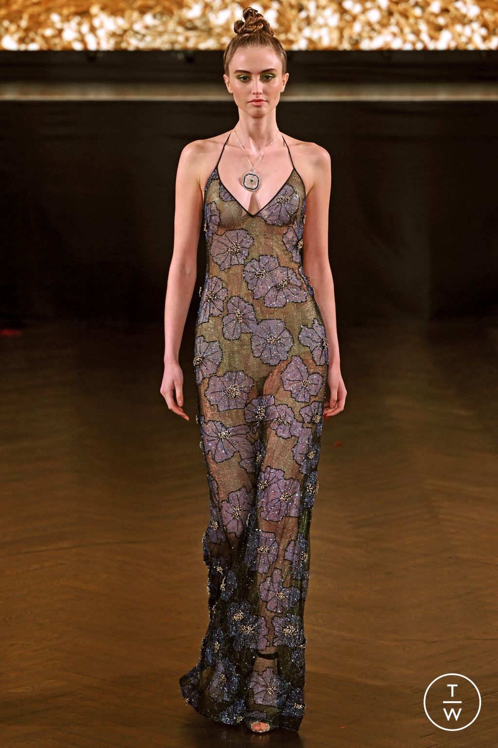 Fashion Week New York Spring/Summer 2023 look 41 from the Naeem Khan collection womenswear