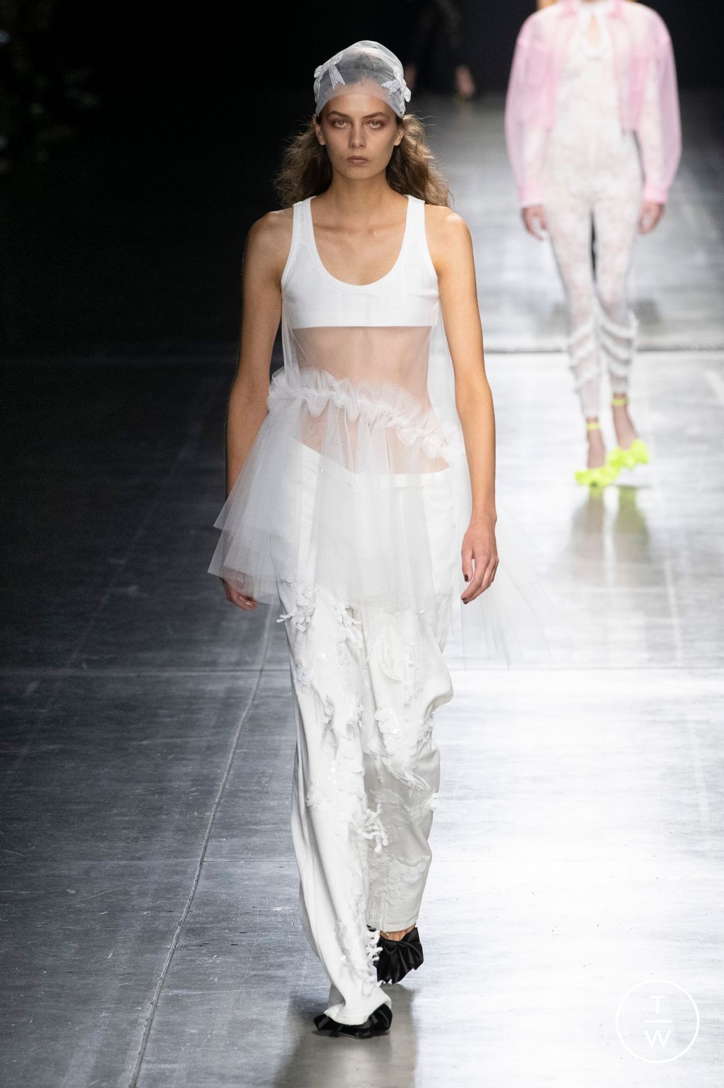 Fashion Week Milan Spring/Summer 2023 look 1 de la collection MSGM womenswear