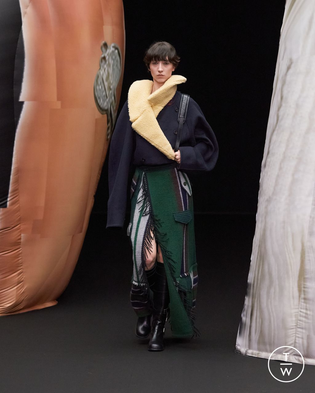 Fashion Week Paris Fall/Winter 2023 look 5 from the EENK collection 女装
