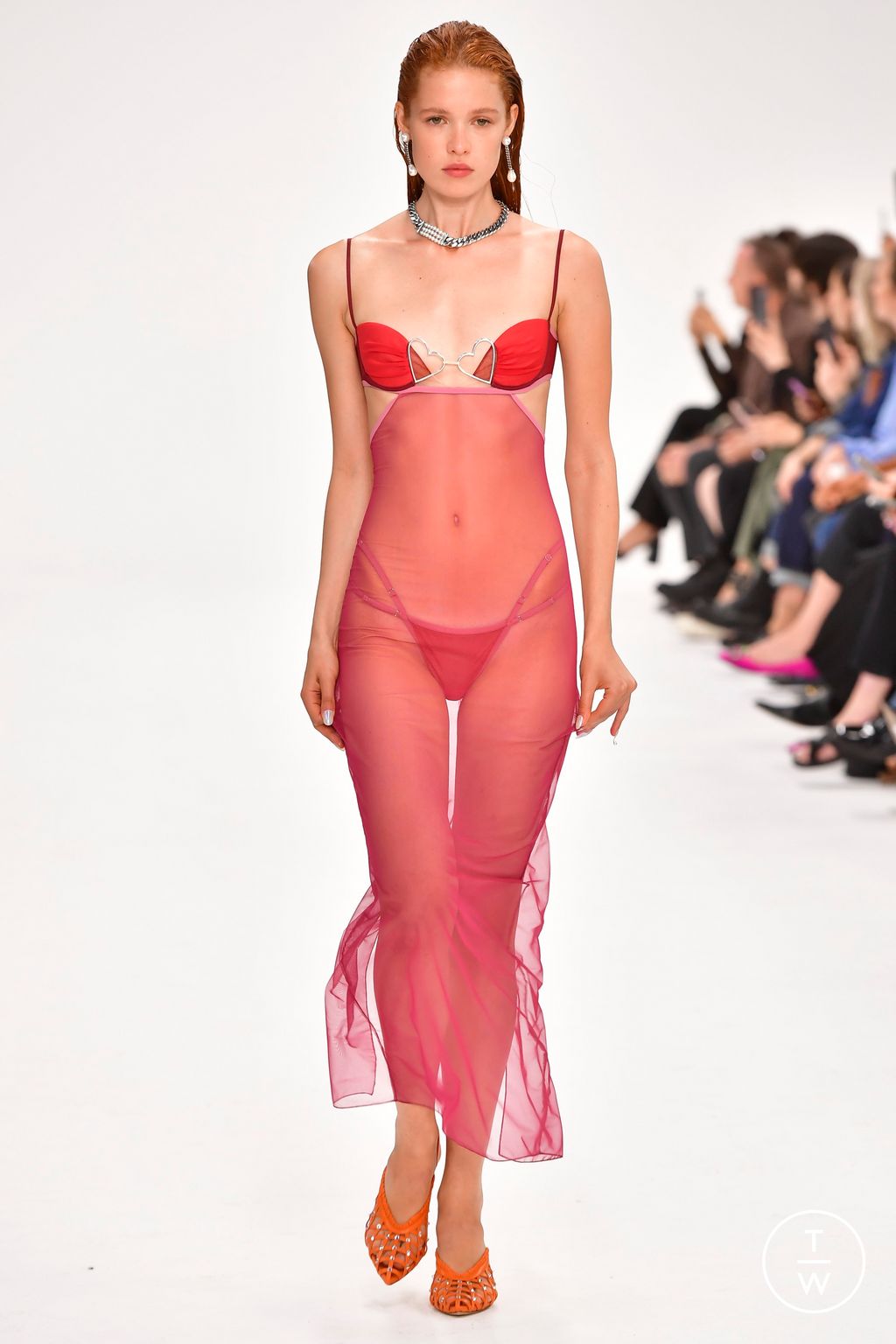 Fashion Week London Spring/Summer 2023 look 20 from the Nensi Dojaka collection womenswear