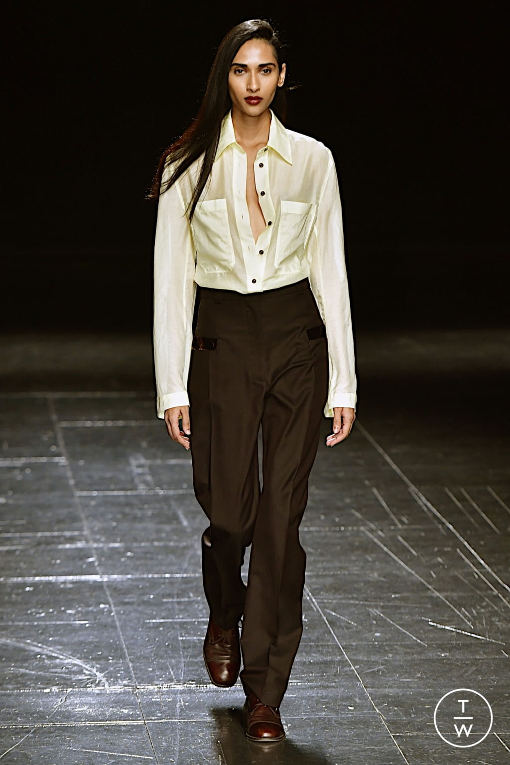 Fashion Week London Fall/Winter 2022 look 4 from the Eftychia collection womenswear