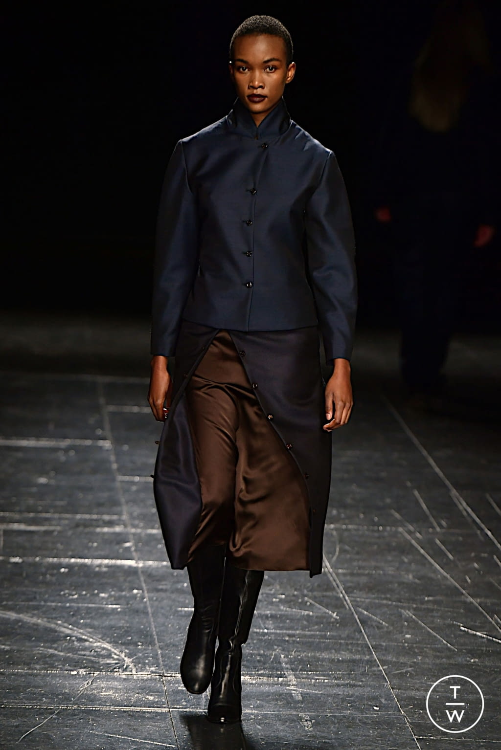 Fashion Week London Fall/Winter 2022 look 9 from the Eftychia collection womenswear