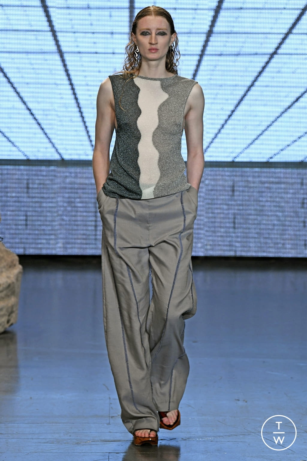 Fashion Week London Spring/Summer 2022 look 12 from the Eftychia collection womenswear