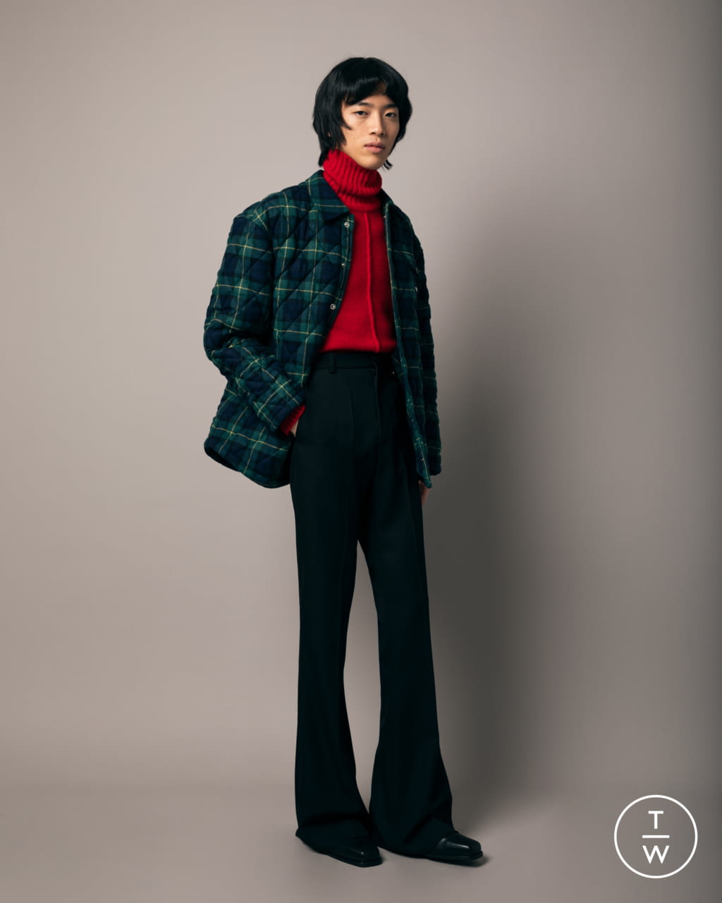 Fashion Week Paris Fall/Winter 2021 look 15 from the EGONlab collection 男装