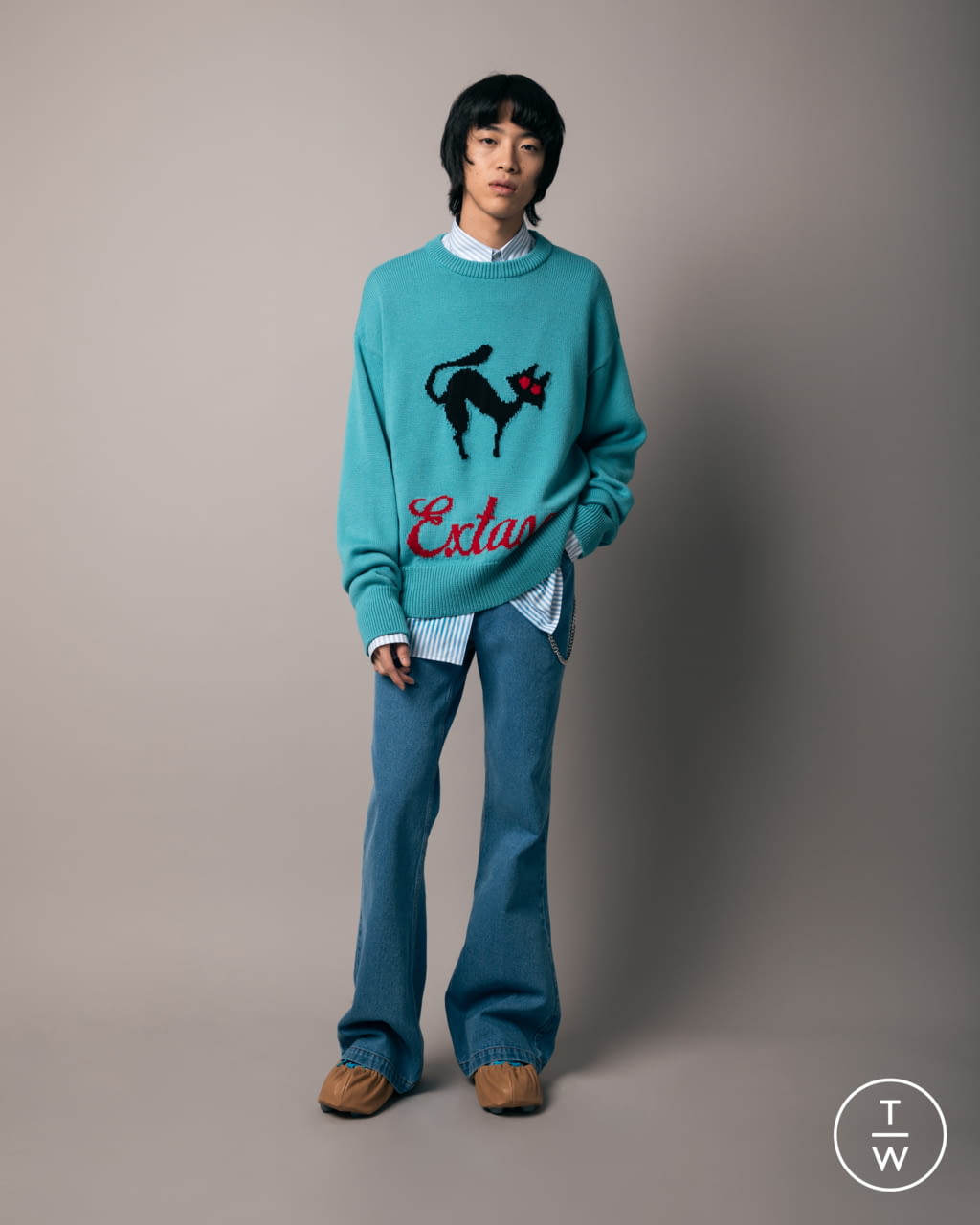 Fashion Week Paris Fall/Winter 2021 look 33 from the EGONlab collection 男装