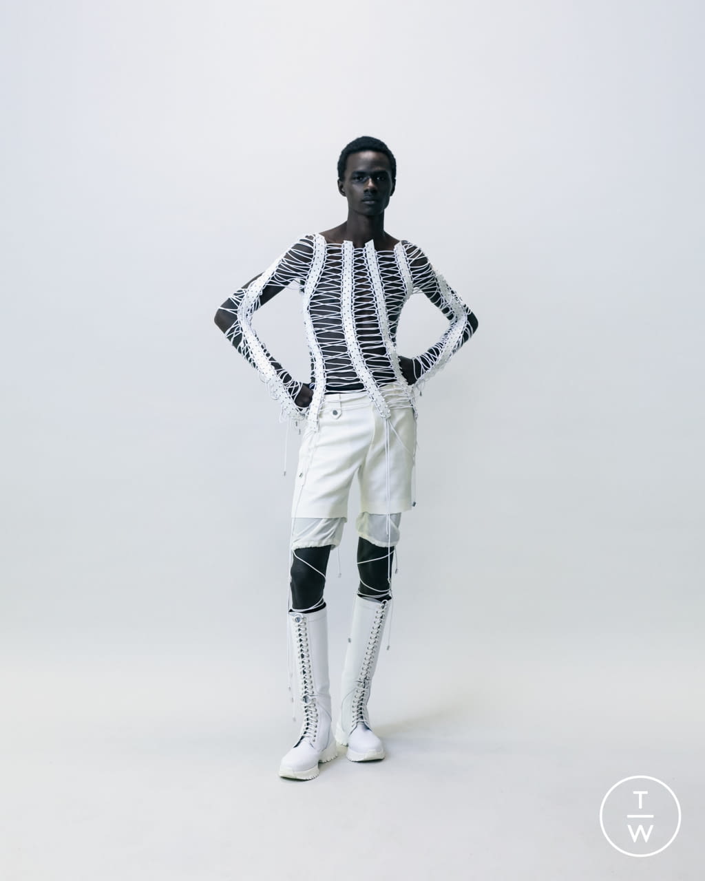 Fashion Week Paris Spring/Summer 2021 look 3 from the EGONlab collection menswear