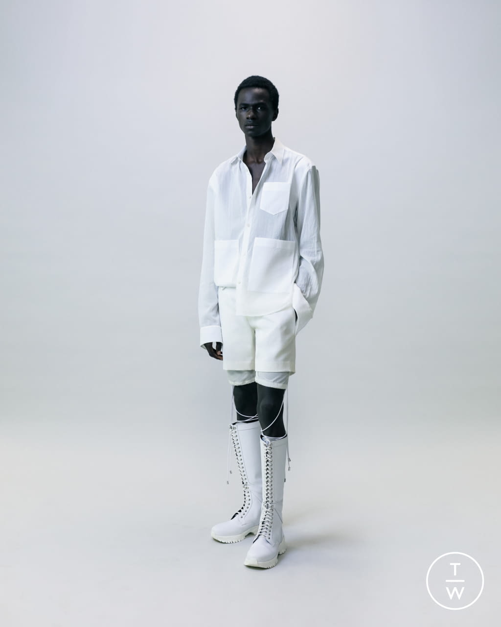 Fashion Week Paris Spring/Summer 2021 look 7 from the EGONlab collection 男装