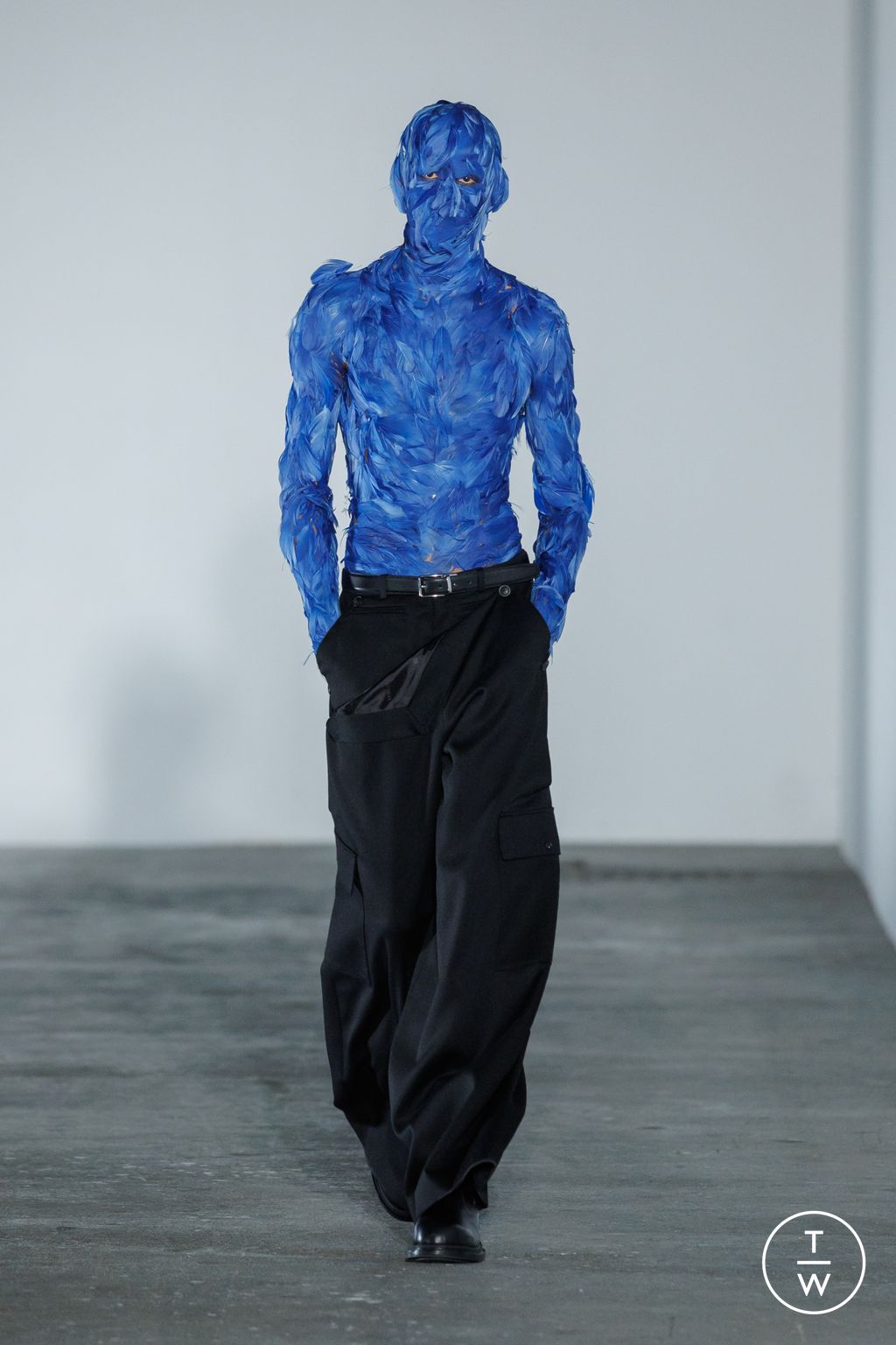 Fashion Week Paris Fall/Winter 2026 look 14 from the EGONlab collection menswear