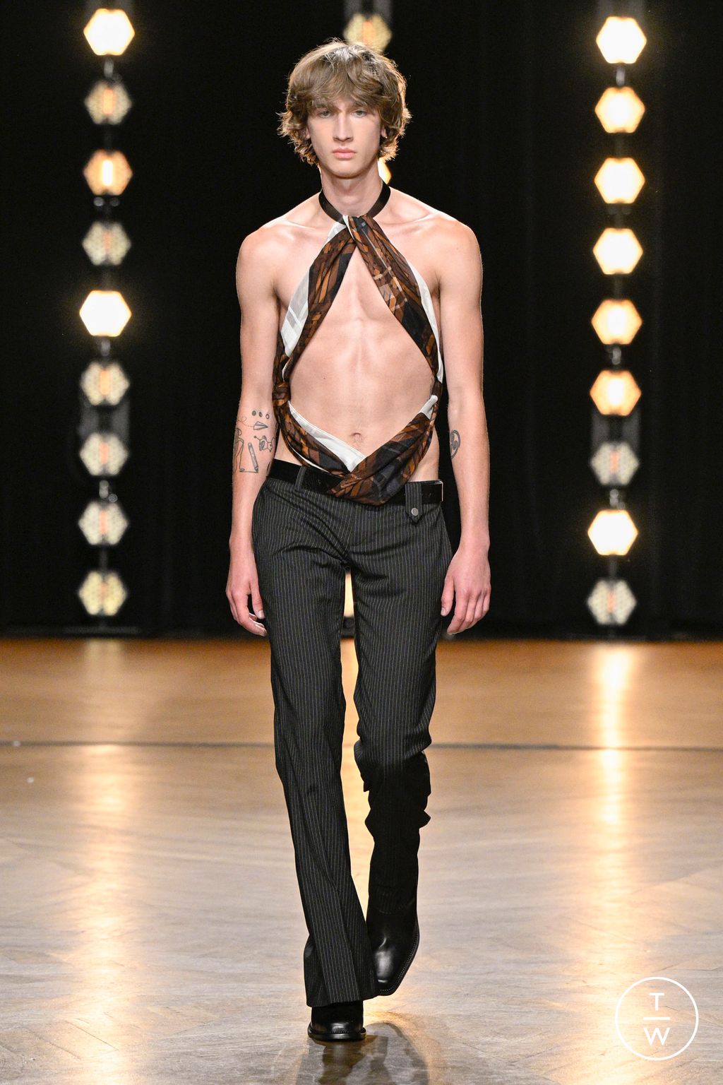 Fashion Week Paris Spring/Summer 2024 look 11 from the EGONlab collection menswear