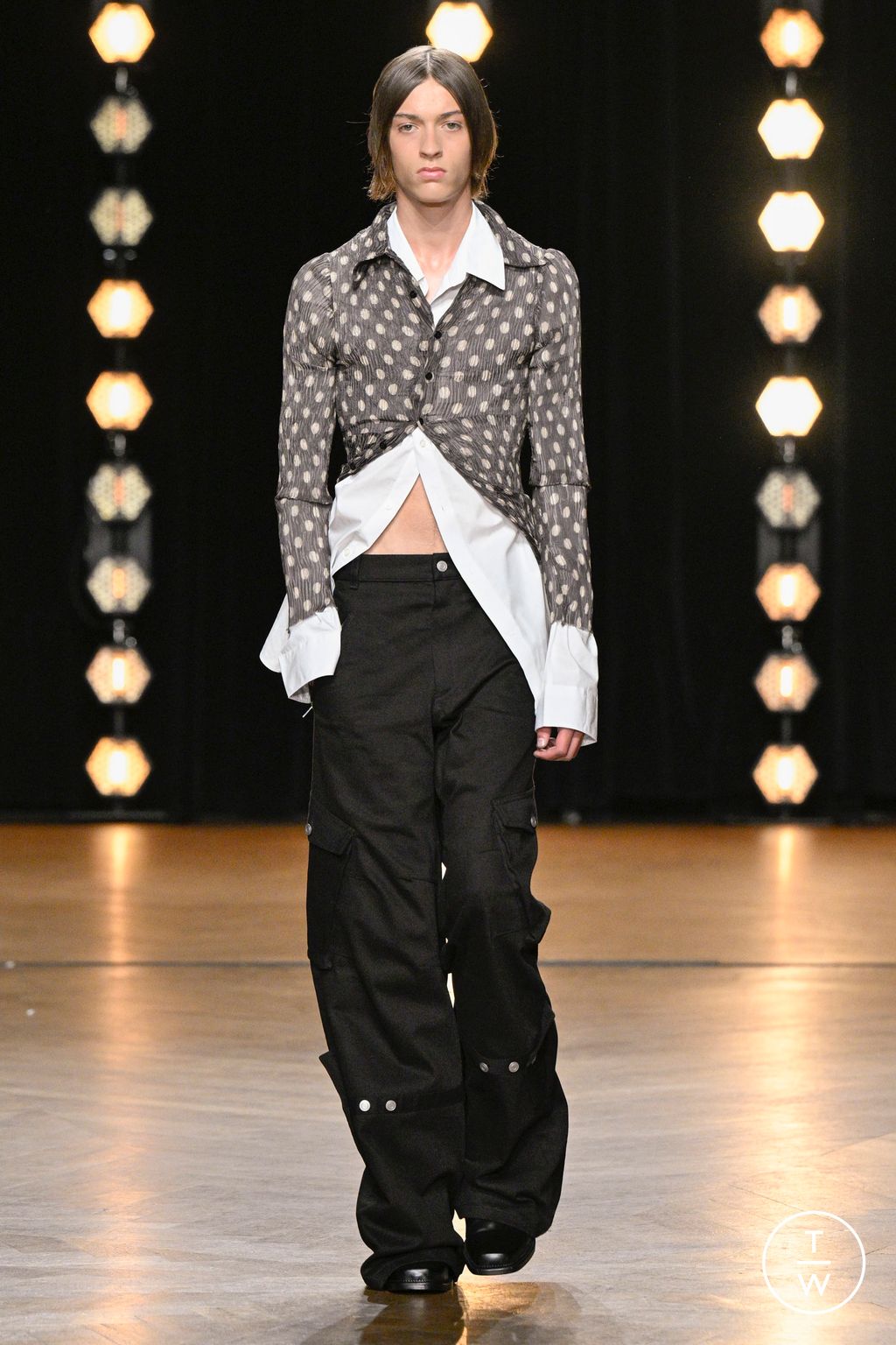 Fashion Week Paris Spring/Summer 2024 look 16 from the EGONlab collection menswear