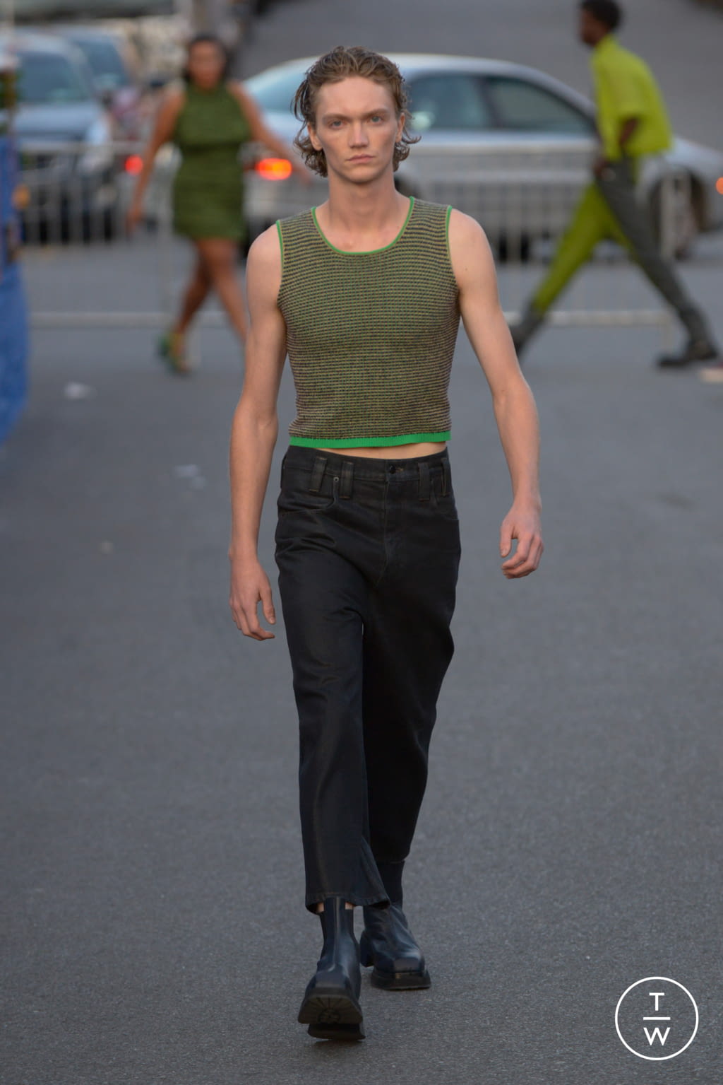 Fashion Week New York Spring/Summer 2022 look 15 from the Eckhaus Latta collection womenswear